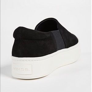 Vince platform suede sneaker